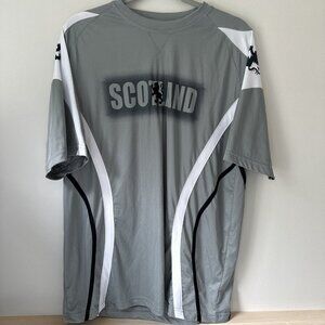 Rugby Nations Scotland Rugby Shirt Mens Size Large With Lion Rampart Emblems